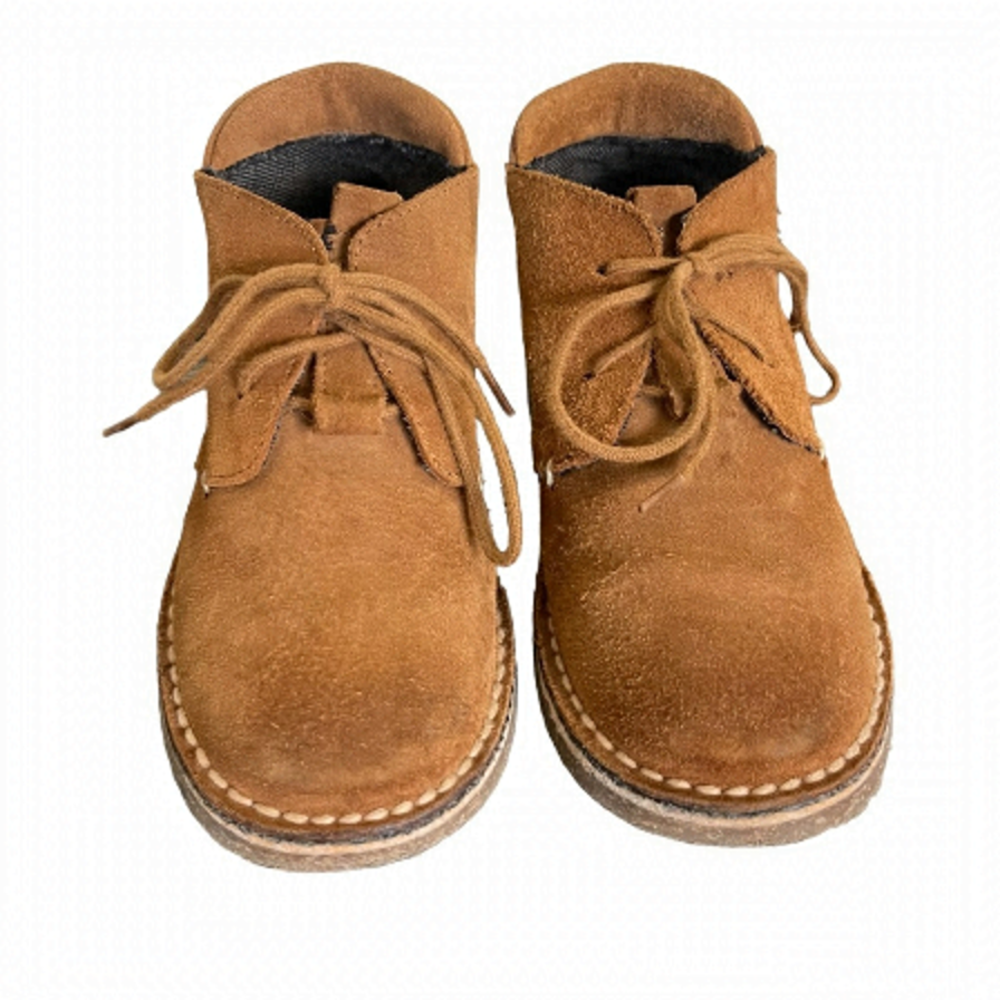 Euc Zara Baby Suede booties, tan colour, size 25